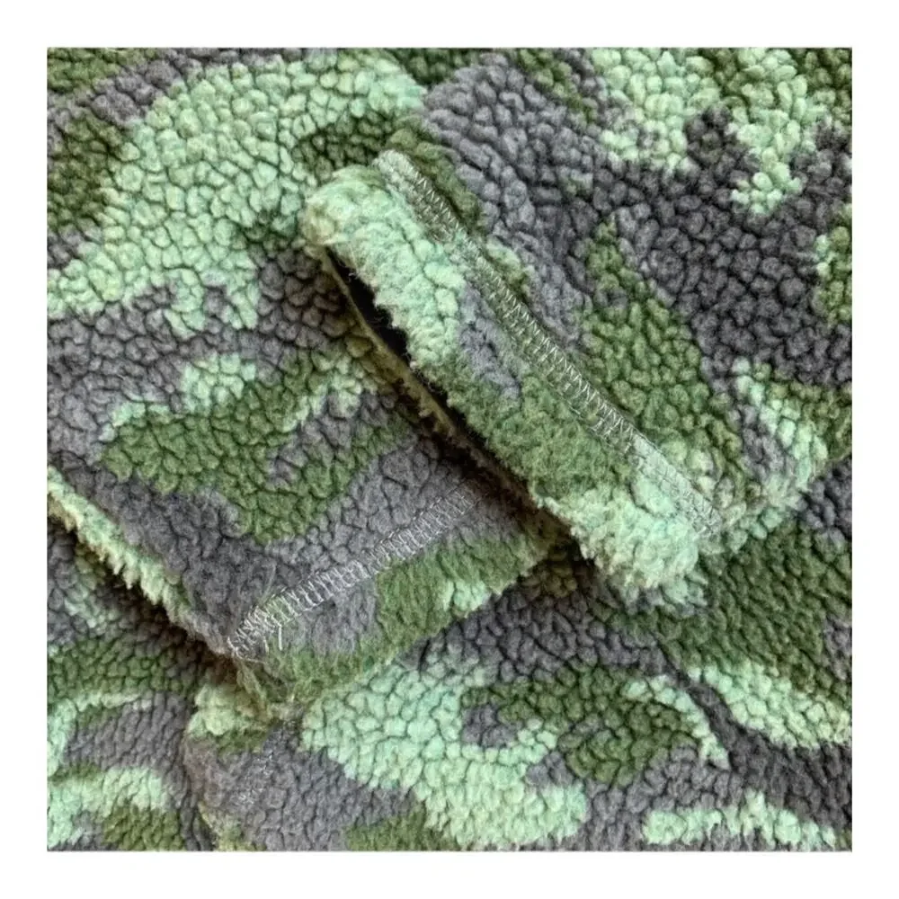 Joules Dinosaur Camo Fleece Quarter Zip Pullover